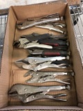 (9) Asst. Vise Grip & Other Locking Pliers