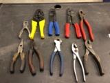 (9) Asst Wire Strippers & Pliers