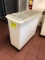 Silite 27 Gallon Mobile Flat Top Ingredient  Bin