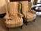 (2) North Hickory Wing Back Chairs