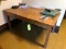 Oak Table w/ 1-Drawer & Paper Cutter