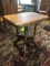 Pine End Table On Casters