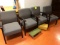 (4) Upholstered Arm Chairs