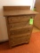 Oak (5) Drawer Dresser