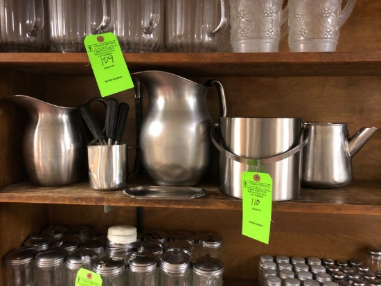 (10) SS Pitchers & Vessels