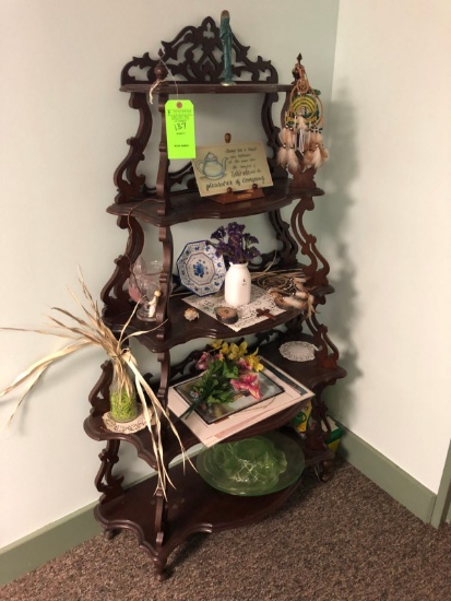 Victorian Style (5) Shelf Unit