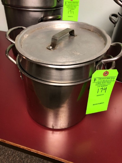 SS Double Boiler w/ Lid