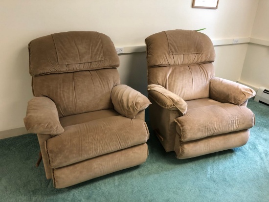 (2) Platform Upholstered Rockers