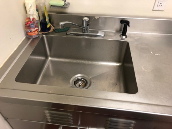 SS Base Cabinet w/sink