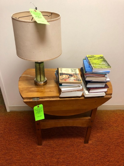 Drop Leaf Stand & Lamp