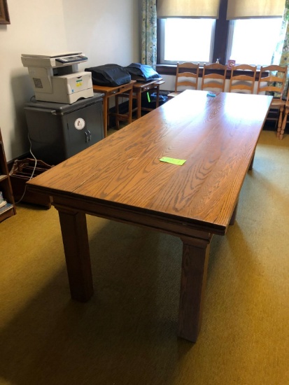 Oak Conference Table