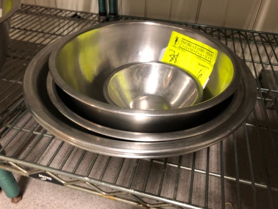 (6) SS Mixing Bowls