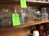 Asst. Glass Serving Bowls & Jars