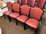 (4) Falcon Wood & Foam Padded Chairs