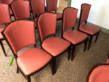 (4) Falcon Wood & Foam Padded Chairs