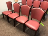 (4) Falcon Wood & Foam Padded Chairs