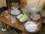 (29) Pieces of Pressed & Carnival Glass