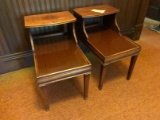 (2) Federal Style End Tables