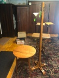 (1) Coat Stand & (1) End Table