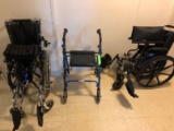 (2) Wheel Chairs & Walker