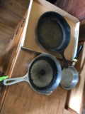 (3) Vintage Frying Pans