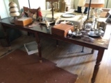 (3) Wooden Work Tables