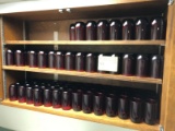 (124) Cranberry Juice Glasses