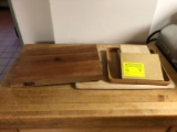 (8) Asst. Wood & Poly Cutting Boards