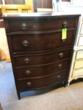 Kindel Custom Finished 5-Drawer Mahogany Dresser