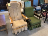 (2) Upholstered Rocking Chairs