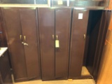 (3) 2-Door Metal Lockers