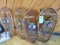 (2) Vintage Bear Paw Snowshoe Sets