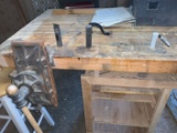 Veritas Butcher Block Workbench w/ (2) Vises