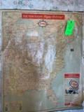 1939 Esso World's Fair Road Map Poster