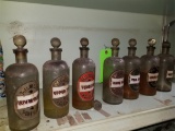 (7) Palmers Perfume Bottles