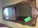 (2) Bevel Glass Wall Mirrors