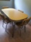 Metal / Vinyl Dining Table w/ (4) Chairs