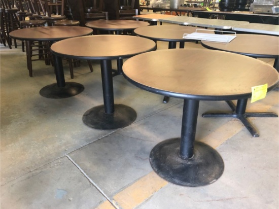 (3) 36" Round Dining Tables