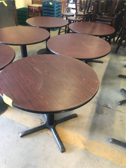 (3) 36" Round Dining Tables