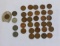 (40) Pennies incl. (4) Steel Cents, (36) Memorial