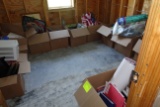 Contents of back room:  15 boxes of miscellaneous stuff, books, toys,