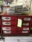 4-Drawer OEC Fastener Cabinet & (10) Poly Cases w/ Contents