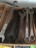 (8) Large Open & Box End Wrenches