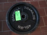 (2) 45 lbs Barbell Plates