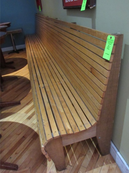 16' Maple Slat Bench