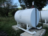 500 Gallon Skid Fuel Tank W/20 GPM Electric Pump