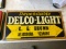 Vintage Delco-Light Sign