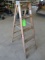 Werner 5' Wood Step Ladder