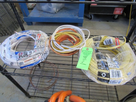 (2) Partial Rolls Of Interior Electrical Wire