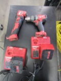 (2) Milwaukee 18v Tools W/ Charger & (2) Batteries